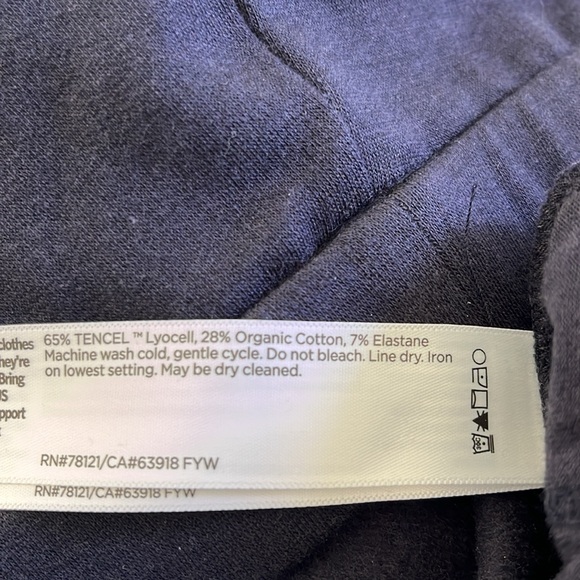 Eileen Fisher french terry slouchy pants - Picture 6 of 6